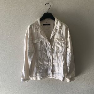 Jbrand super soft white denim jacket